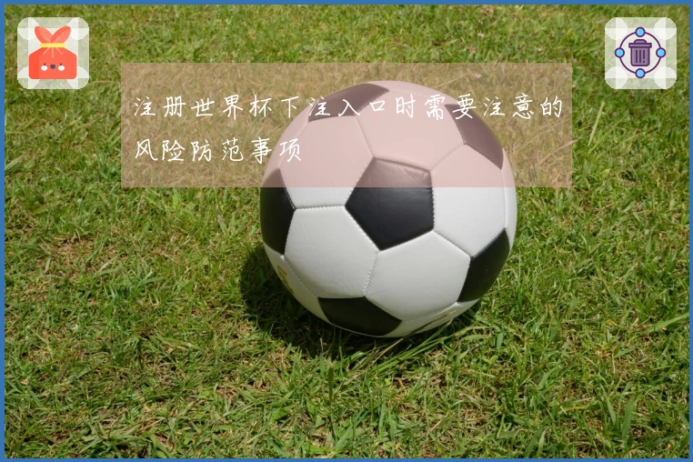 注册世界杯下注入口时需要注意的风险防范事项